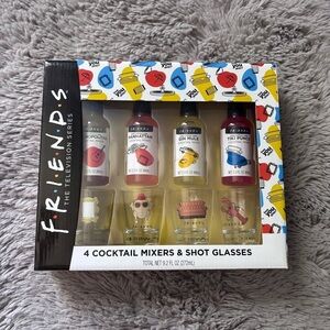 FRIENDS the TV SHOW mixers and shot glass kit